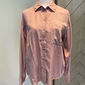 Frank & Oak Pink Button Down Shirt